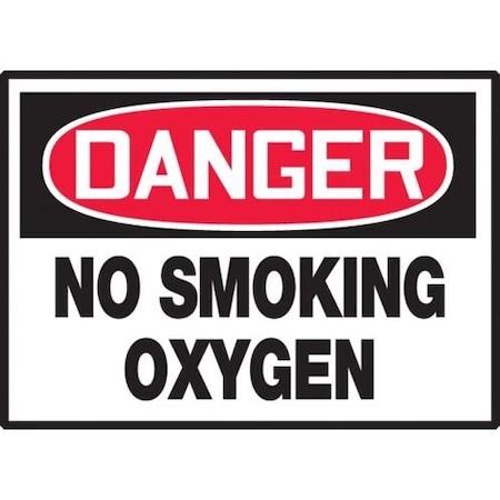 OSHA DANGER SAFETY LABEL NO SMOKING LSMK101XVE